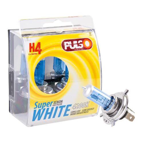  PULSO/ H4/P43T 12v100/90w super white/plastic box