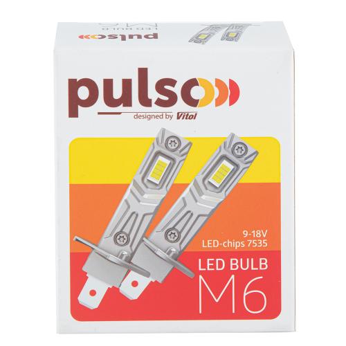  PULSO M6-H1/LED-chips 7535/9-18v/2x28w/6000Lm/6500K (M6-H1)