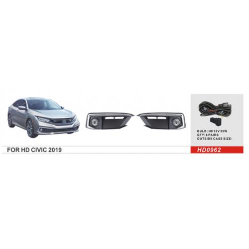  .  Honda Civic/2019-/HD-0962/H8-12V35W/. (HD-0962)