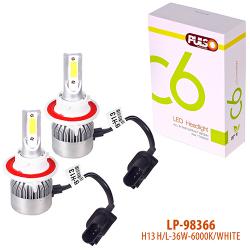  PULSO, LED, H13 H/L/2*280COB, 12-24v, 36w, 3800Lm, 6000K (LP-98366)