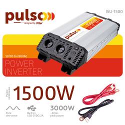   PULSO/ISU-1500/12V-220V/1500W/USB-5VDC2.0A/./ (ISU-1500)
