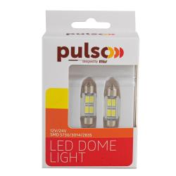  PULSO//LED SV8.5/T11x36mm/4 SMD-5730/9-18v/130Lm (LP-62036)