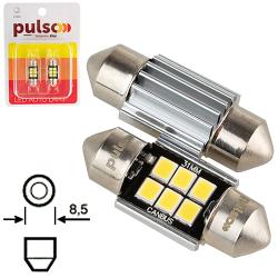  PULSO//LED C5W/31/CANBUS/9 SMD-2835/12v/2.9W/315lm White (LP-31C5W)