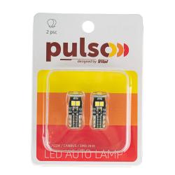  PULSO//LED T10/CANBUS/6SMD-2835/12v/2.7W/290lm White (LP-10290)