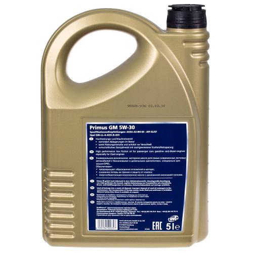 �������� ����� Rheinol, Primus GM, 5W-30, 5� (GM 5W-30)