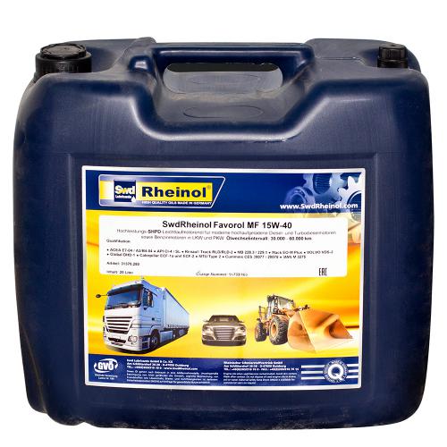 �������� ����� Rheinol, Favorol MF SHPD, 15W-40, 20� (MF SHPD 15W-40 20L)