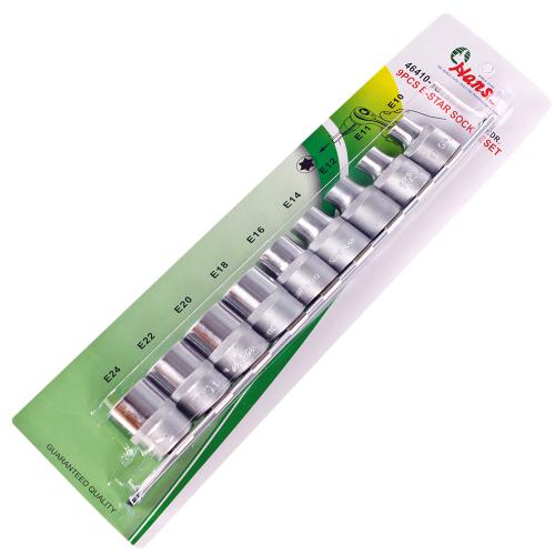 ���������� HANS. ����� ���� ������� ������� ����� 1/2"DR �10-�24, 9�����.������� (46410-9C)