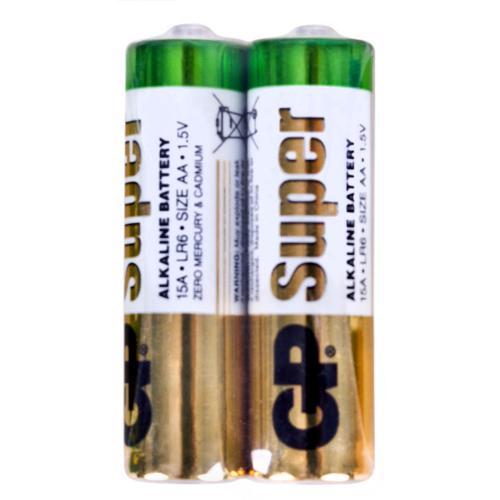��������� GP SUPER ALKALINE 1.5V 15A-S2 �����, LR6, ��