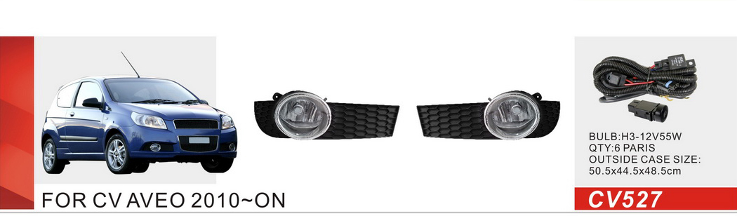 ���� ���. ������ Chevrolet Aveo Hatchback/2008-12/CV-527/H3-12V55W/��.��������
