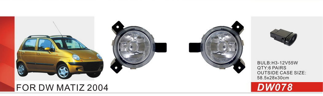 ���� ���. ������ Daewoo/Matiz/2004/DW-078/H3-12V55W/������