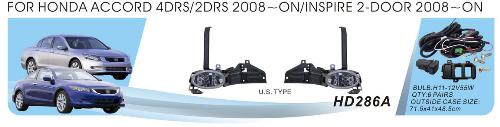 ���� ���. ������ Honda Accord/2008-11/HD-286A/U.S TYPE/H11-12V55W/��.��������