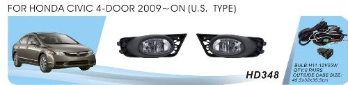 ���� ���. ������ Honda Civic/2009-11/4-door/HD-348W/U.S TYPE/H11-12V55W/��.��������