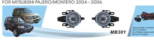 ���� ���. ������ Mitsubishi Pajero 2005-2007/MB-301/HB4(9006)-12V51W/��.��������