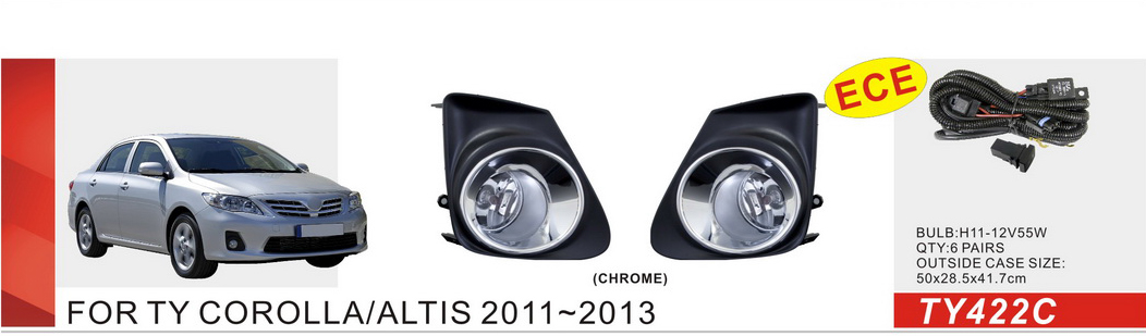 ���� ���. ������ Toyota Corolla 2010-13/TY-422C/H11-12V55W/��. ��������