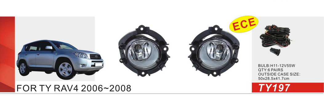 ���� ���. ������ Toyota RAV-4 2005-08/TY-197/H11-12V55W/��.��������