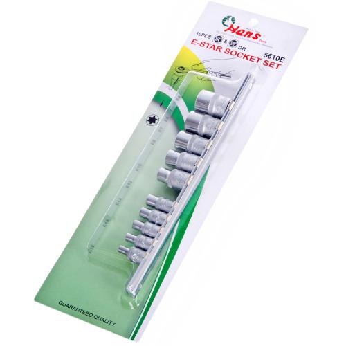 ���������� HANS. ����� ���� ������� ������� ����� 1/4"-3/8"DR �4-�18, 10�����. (5610E)