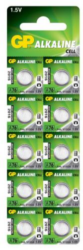 ��������� GP ALKALINE ����� A76 357 SR44 LR44 G13 (10 �� �� ������)