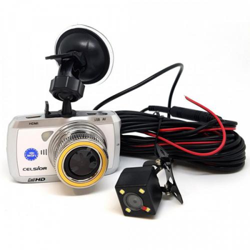 ³������������� CELSIOR DVR CS-219-D HD (WI FI)  WHITE