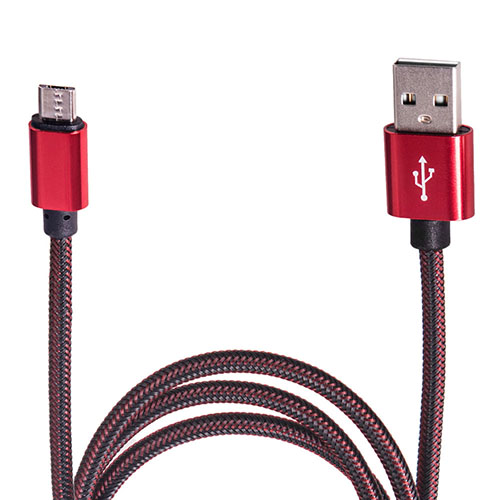 ������ USB - Micro USB (Red) ((400) Rd)