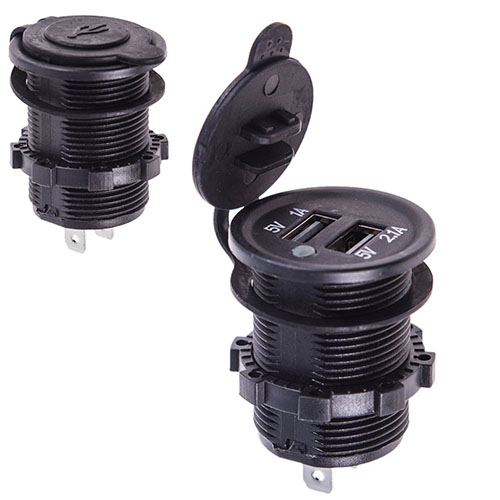 ������������ �������� ������� 2 USB 12-24V ����� � ������