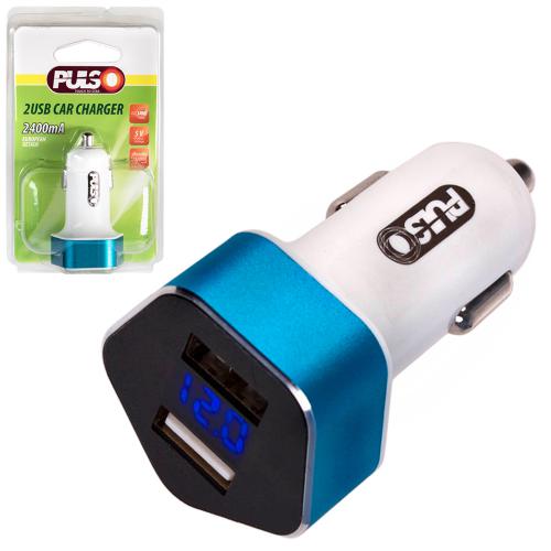 ������������� �������� ���������� PULSO C-2406 2USB (12/24V - 5V 2,4A) (C-2406)