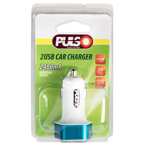 ������������� �������� ���������� PULSO C-2406 2USB (12/24V - 5V 2,4A) (C-2406)
