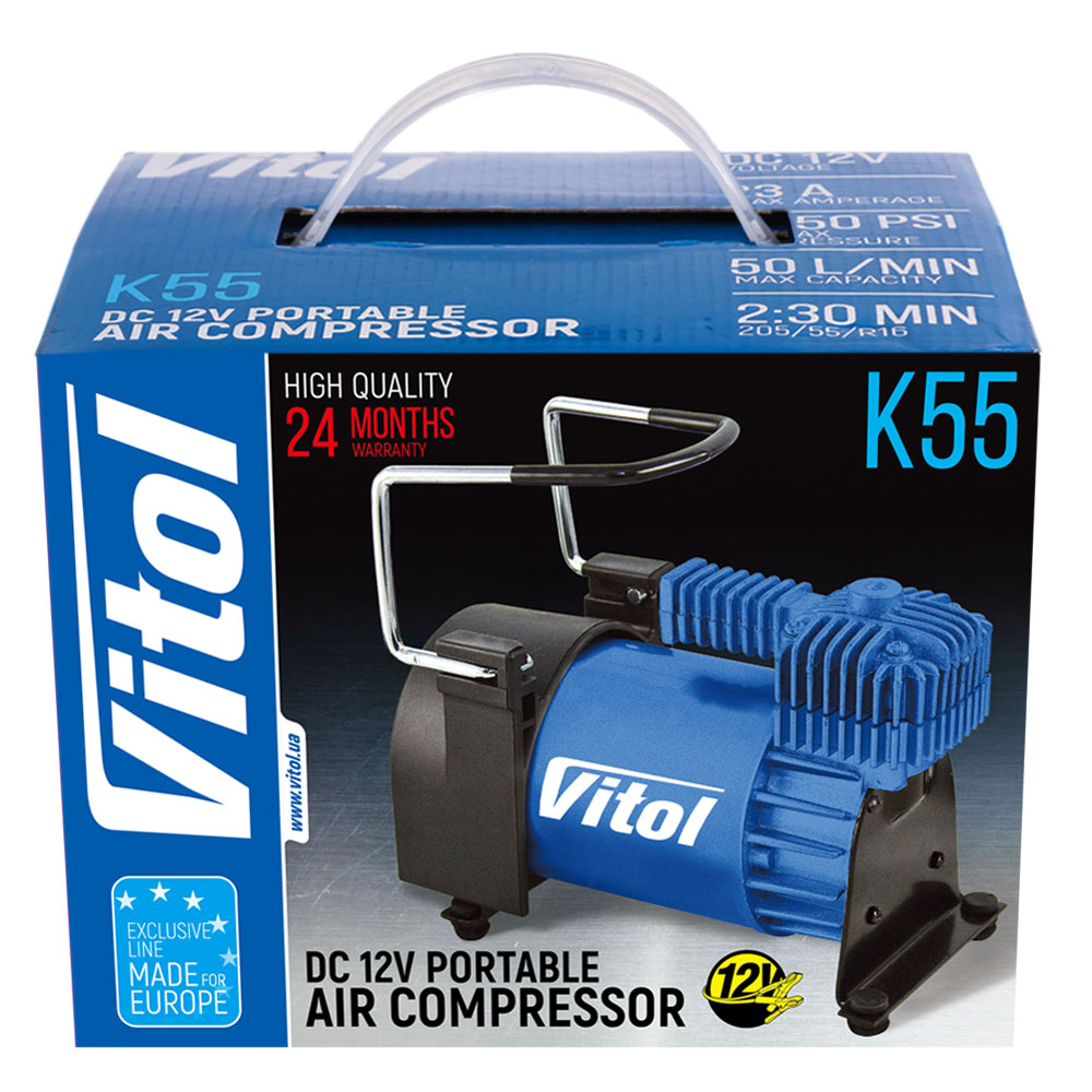 ���������� "ViTOL" K-55 150psi/23Amp/50�/����� 5,0�/������/� ����������