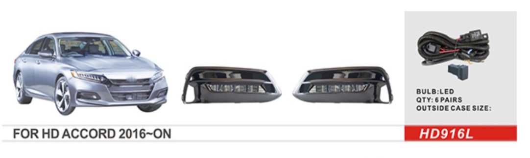���� ���. ������ Honda Accord/2017-/HD-916L/LED-12V7W/��.��������