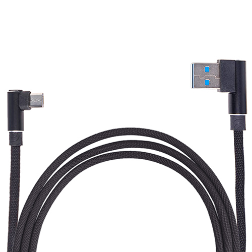 ������ USB - Micro USB (Black) 90�