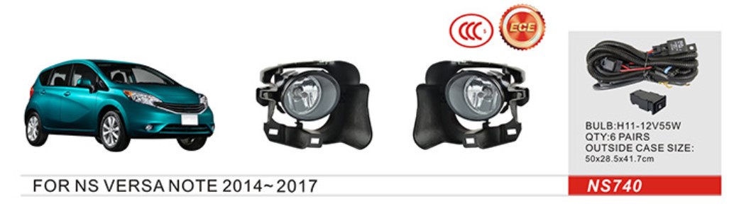���� ���.������  Nissan Versa Note 2013-17/NS-740/H11-12V55W/e�.��������