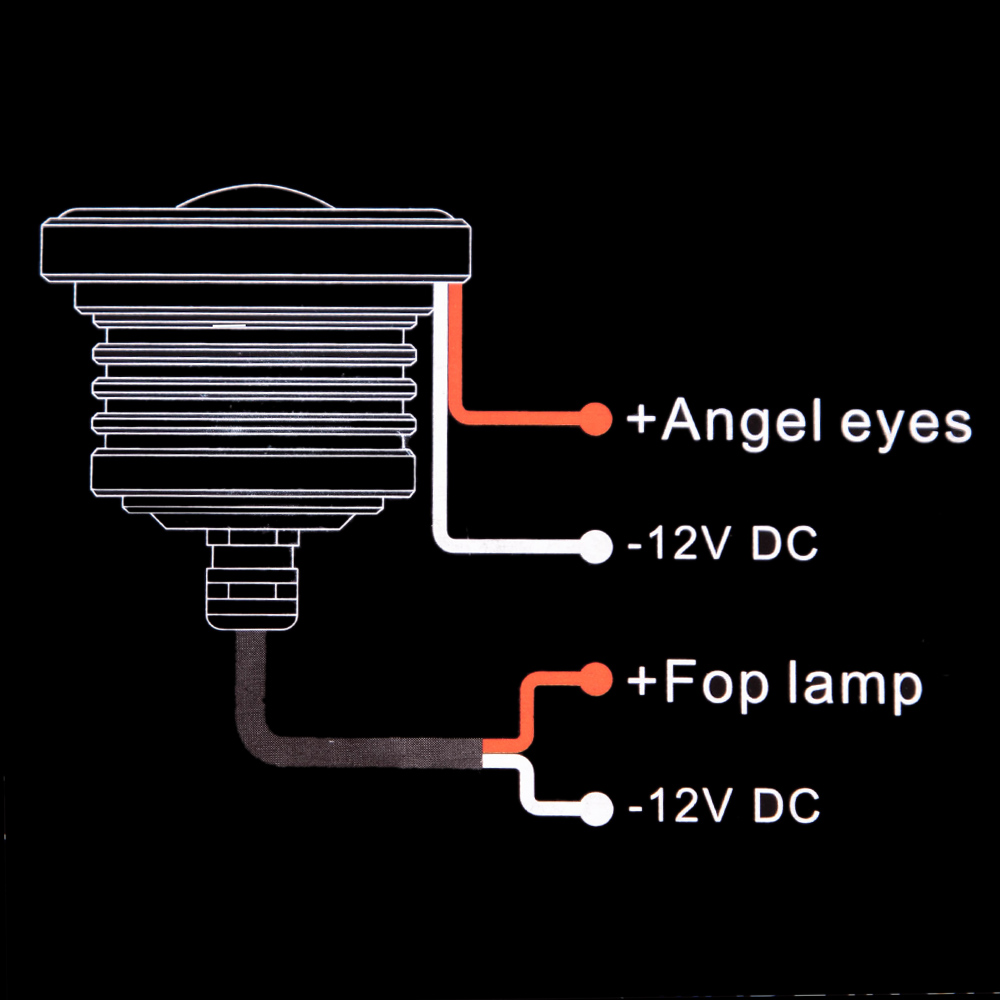 ˳��� LED Angel Eves 12V-55W D-76��  �i�i