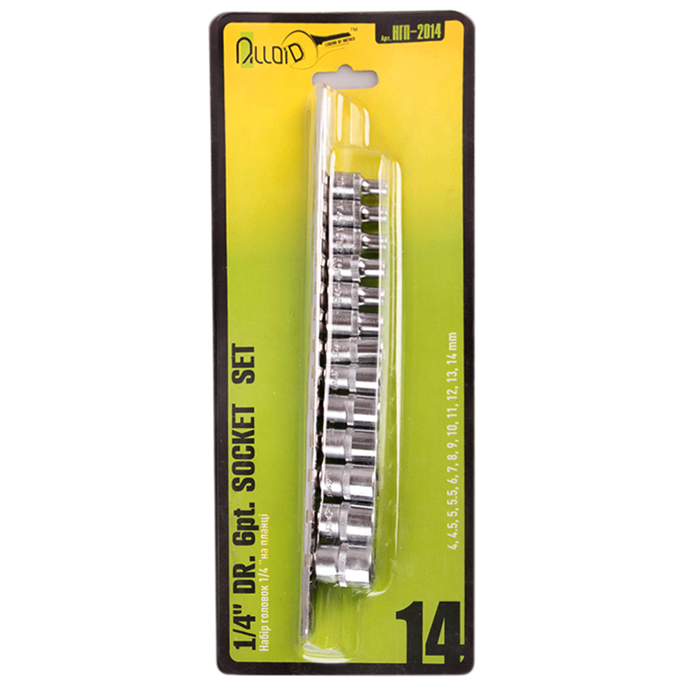���� ���� ������� 1/4"DR 4 - 14 �� 14 ����������� Alloid