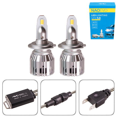 ����� NAOEVO S4/LED/H7/Flip Chip/9-16V/30W/3600Lm/EMERGENCY3000K/3000K/4300K/ 6500K