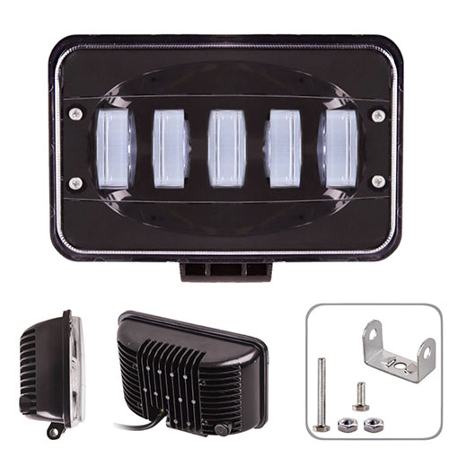 ���� �������� ����� WLP-50S5 SPOT + FLOOD 5Led*10W (170*110*75)10-30V/50W/6000K