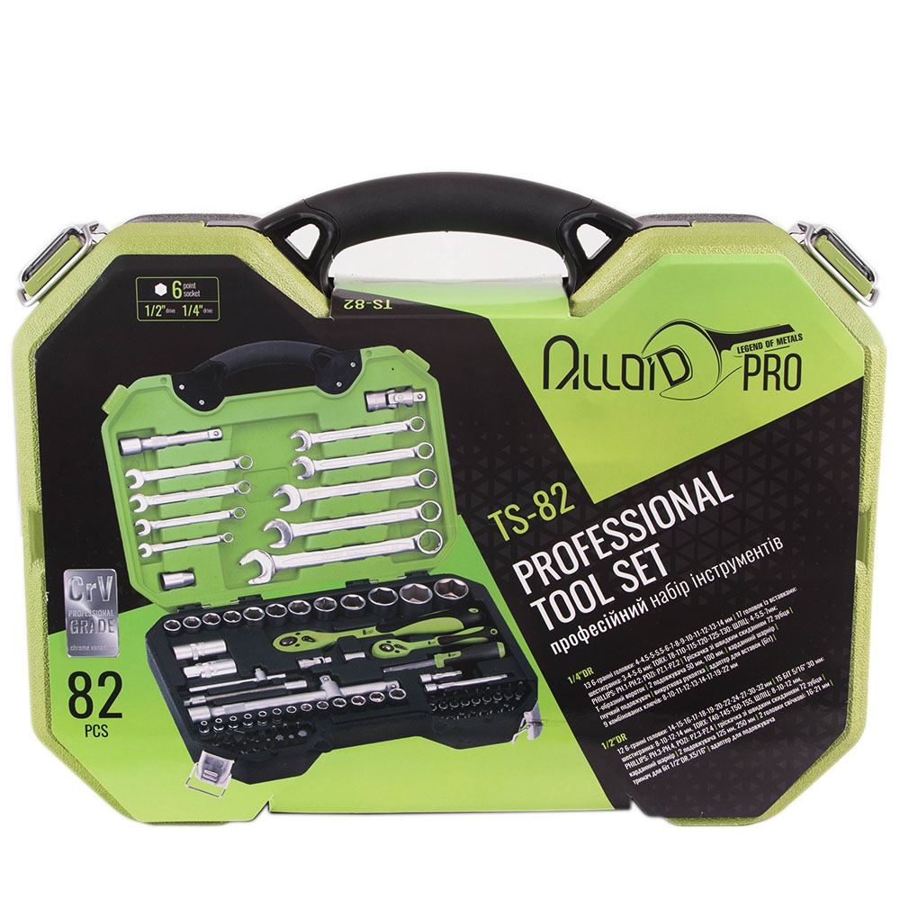 ������������� ���� ������� � ������ 1/4" & 1/2",  82 ��������. Alloid  (TS-82)