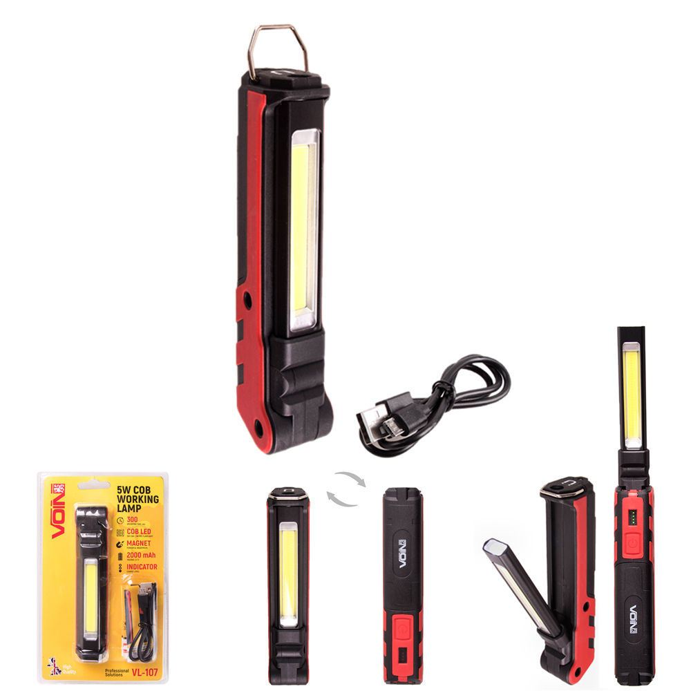 ��������� ����� "VOIN" VL-107, 5W-COB+3W XPE/��� 2000mAh/������/���. ������
