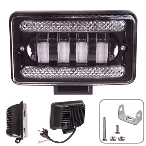 ���� �������� ����� + DRL  LP-7716 HI+LOW (150*90*70) 9-36V/40W/6000K