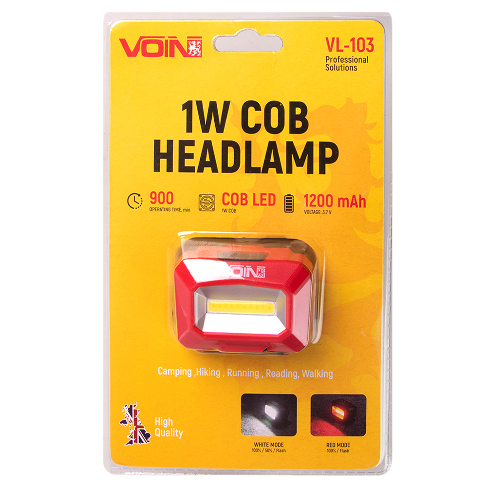 ˳���� �������� VOIN VL-103, 1W-COB (W/R)/���1200mAh/���. ������