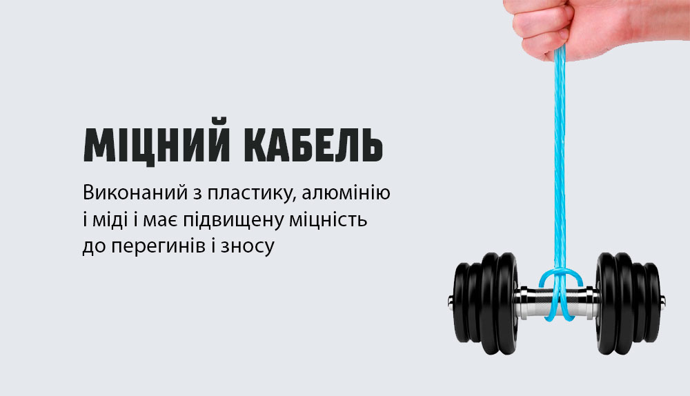 ������ ��������� Multicolor LED VOIN USB - Lightning 3�, 2m, (������ ������� / �������� �����)