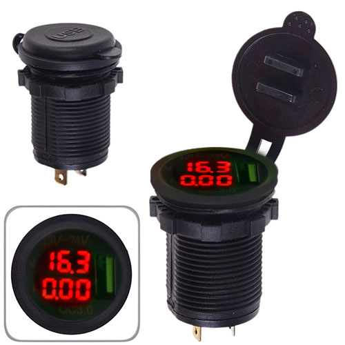 �������� USB + ��������� + A�������� � ������ 12-24V 2.1A