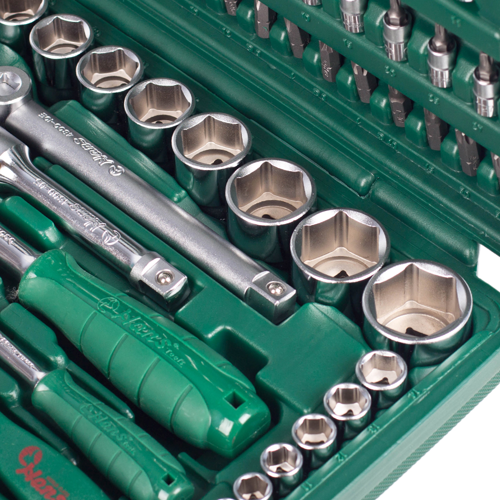 ����� �������� ������� 1/4"DR4-14�� � 1/2"DR10-32 ��,108 ���������, TK-108