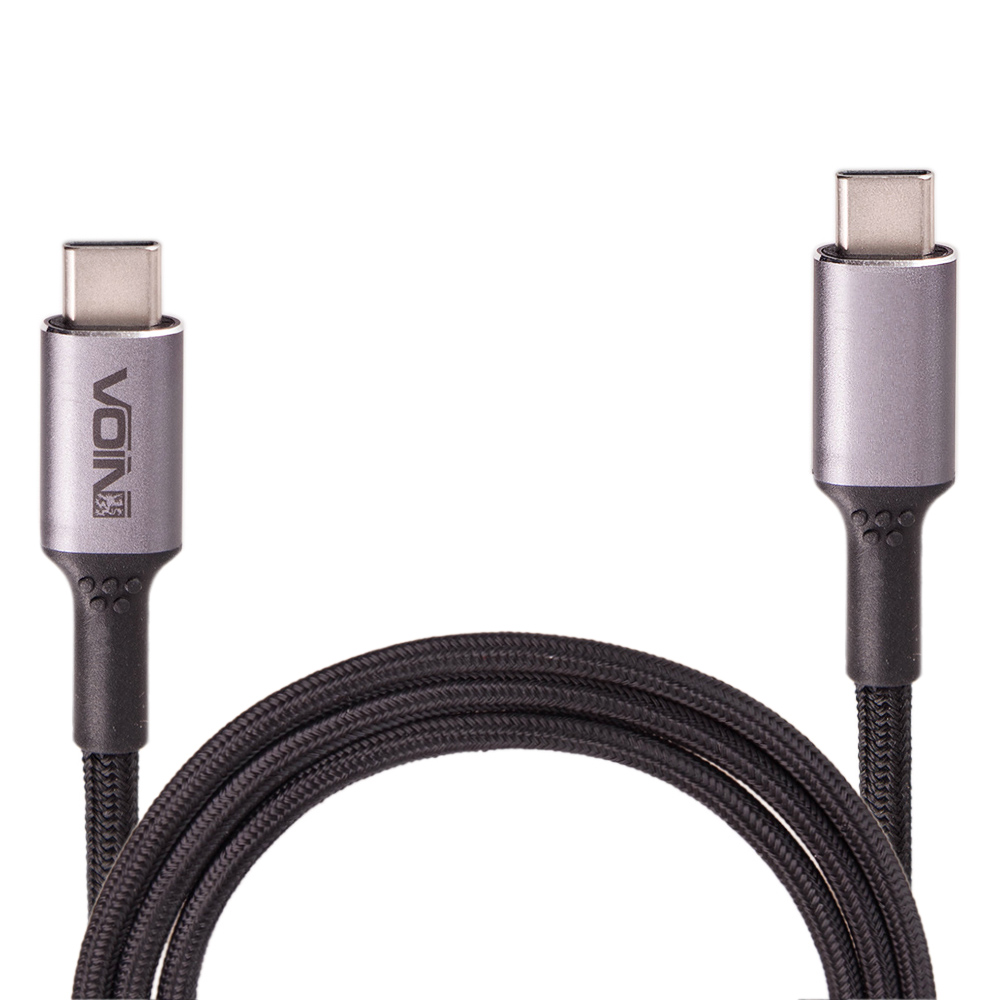 ������ VOIN Type C - Type C 5�/20V, QC4.0/PD 2m, black (������ ������� / �������� �����)