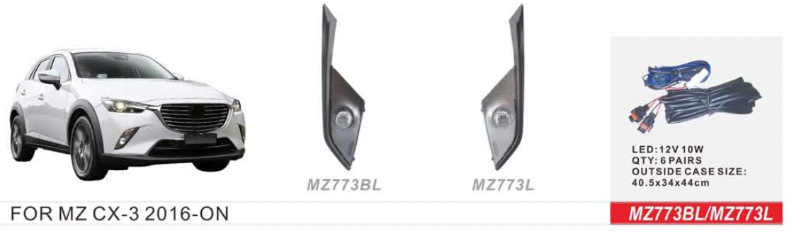 ���� ���. ������ Mazda CX-3 2015-/MZ-773BL/LED-10W/��.��������