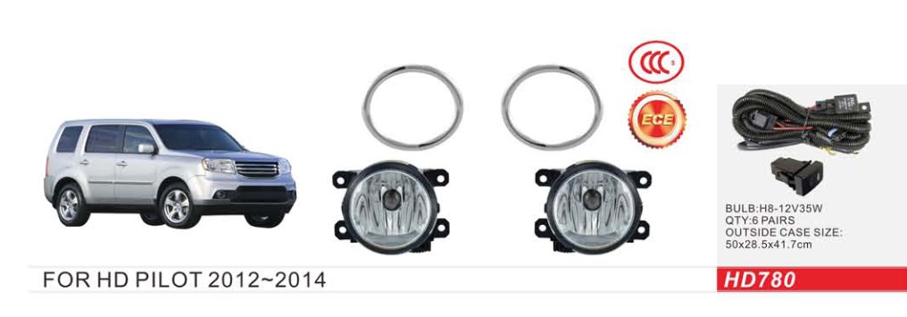 ���� ���. ������ Honda Pilot/2011-15/HD-780/H8-12V35W/��.��������