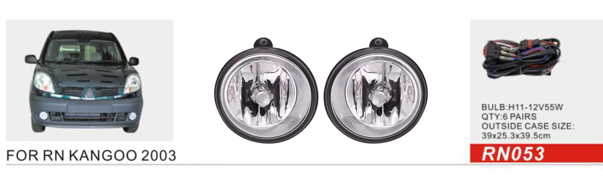 ���� ���. ������ Renault Kengoo 2003-08/Trafic 07-14/RN053/H11-12V55W/��.��������