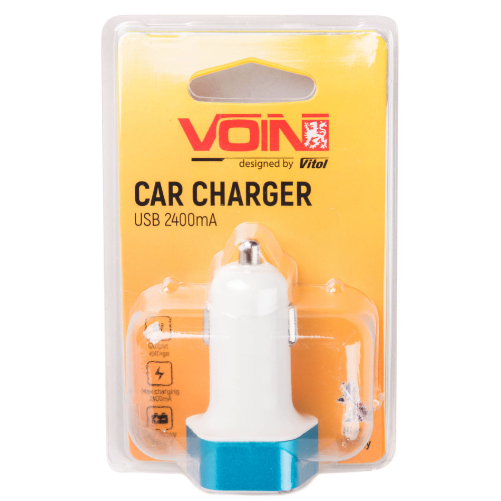 ������������ �������� ������� VOIN C-2406 2USB (12 / 24V - 5V 2,4A) + ���������