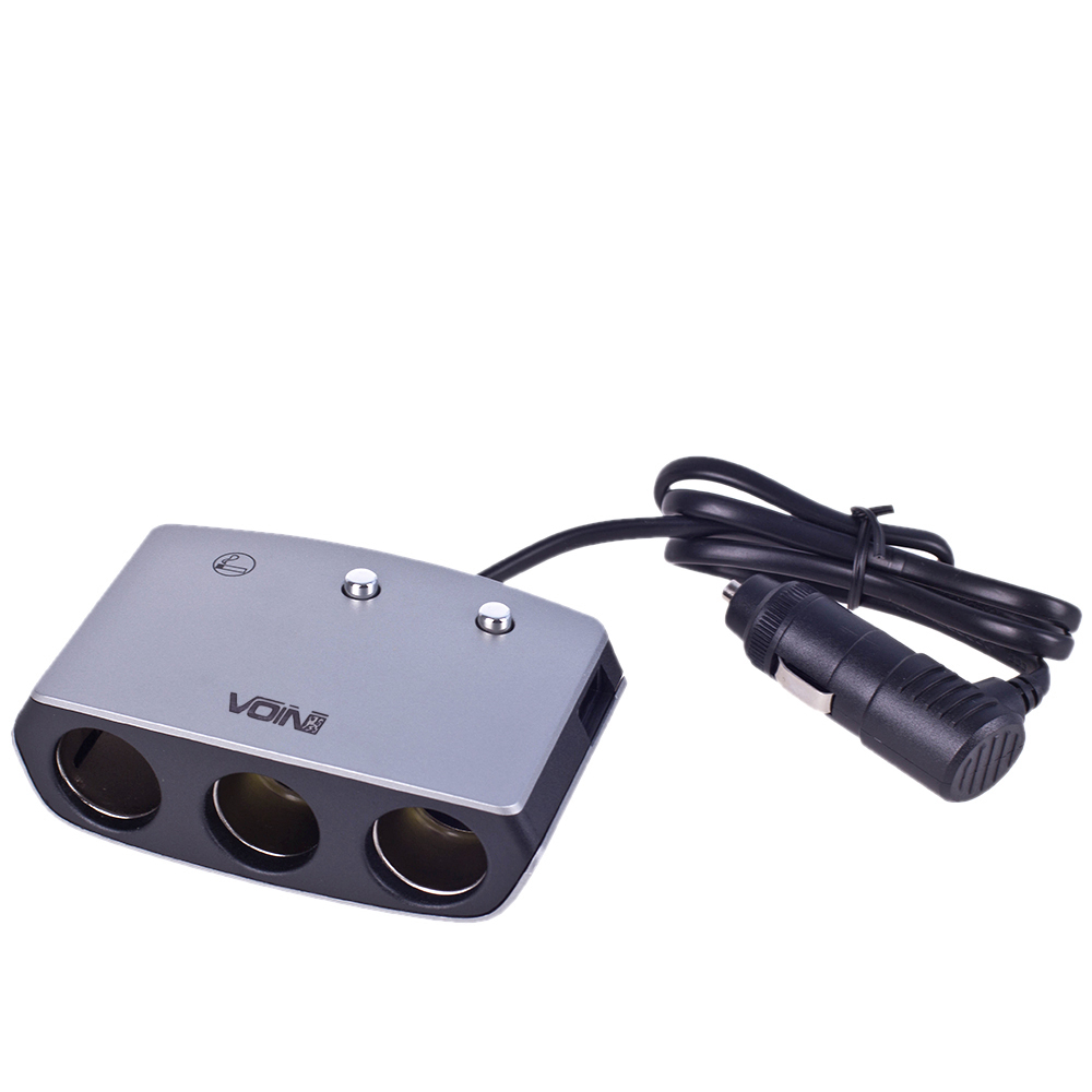 ������������ (����������) ����������� VOIN 3 ������ + 1USB 2400 mA 12/24V SC-3005 ���