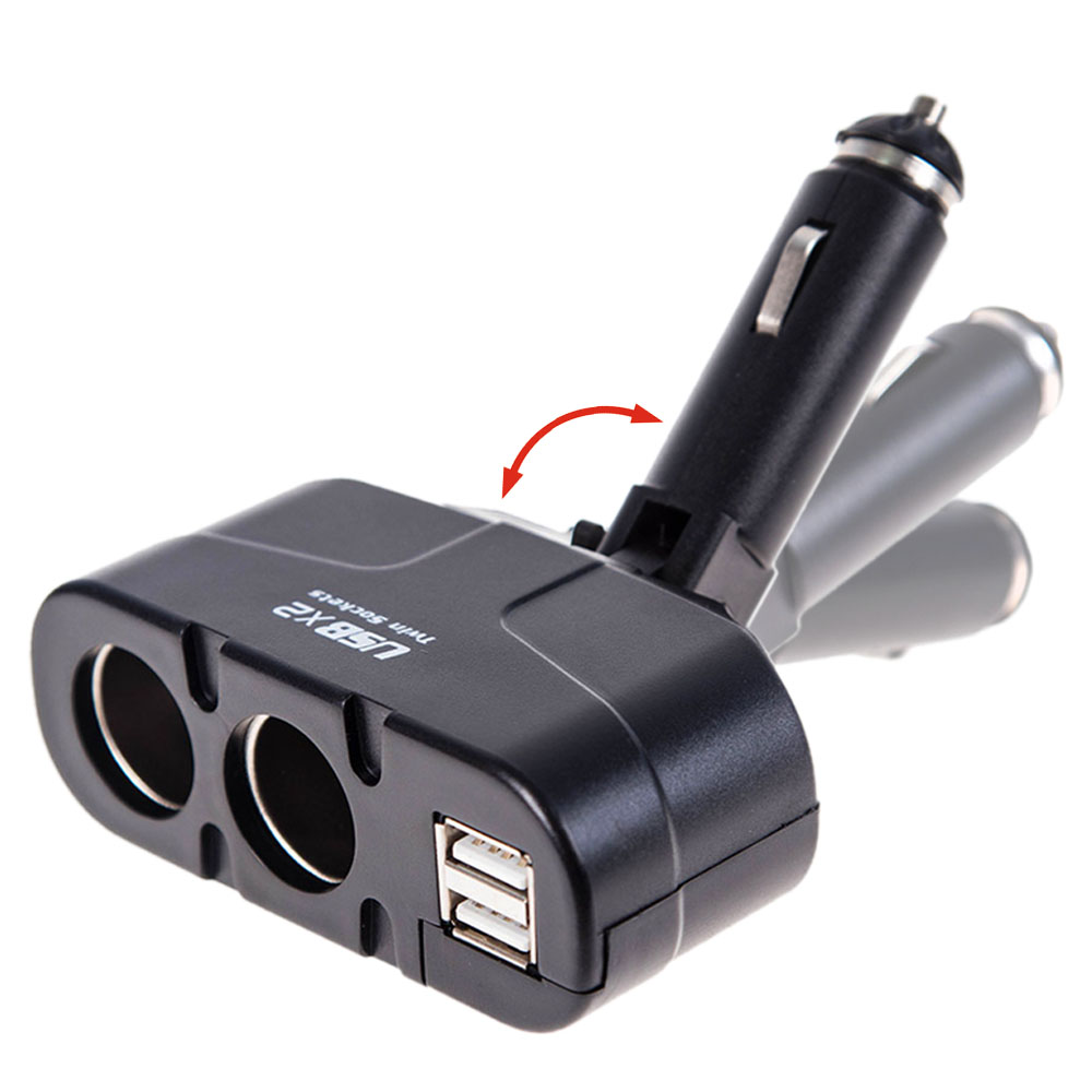 ���������� ����������� VOIN 2 ������+2USB 1500mA/������ (WF-0668/003)