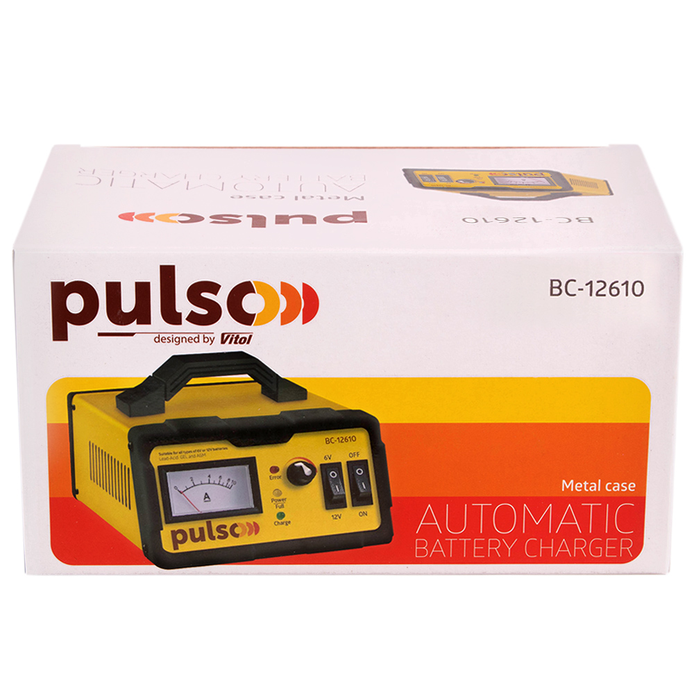 �������� ������� PULSO BC-12610 6-12V/0-10A/5-120AHR/LED-�����./I���������