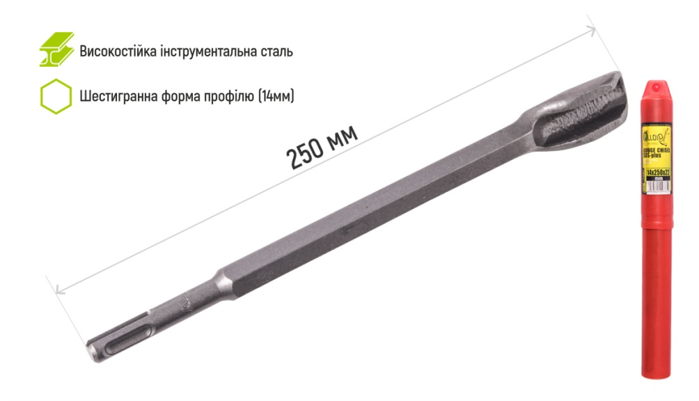 ������ ��� ������ ��������� SDS-plus 14x250�22�� Alloid